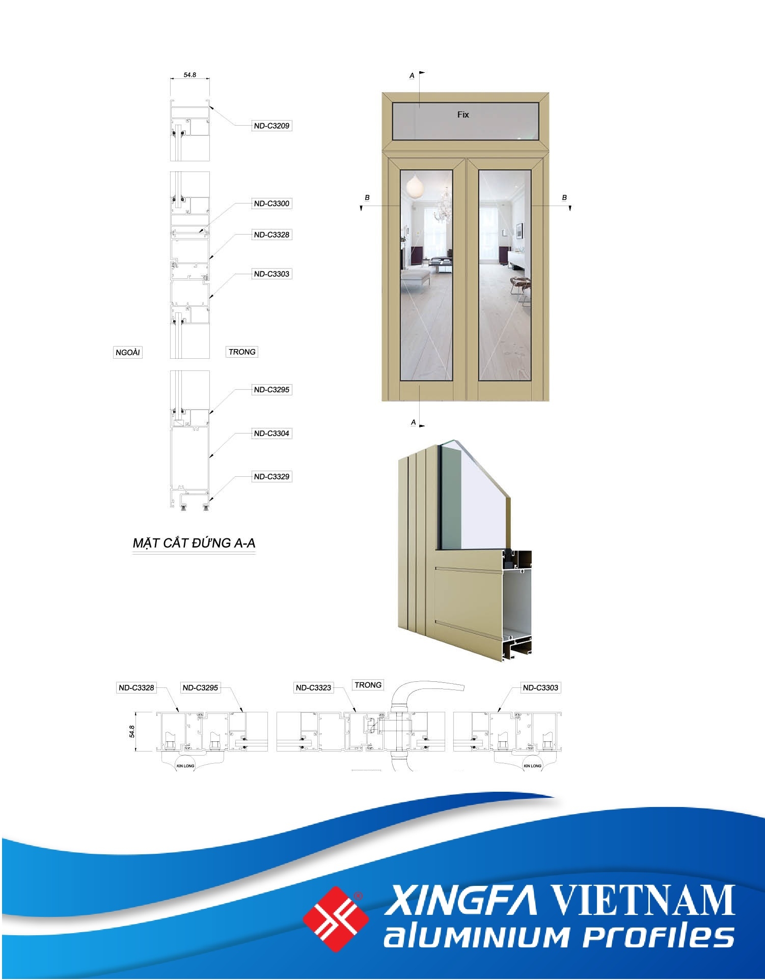 .:Hệ Xingfa 55 - NHÔM XINGFAVIETNAM:.